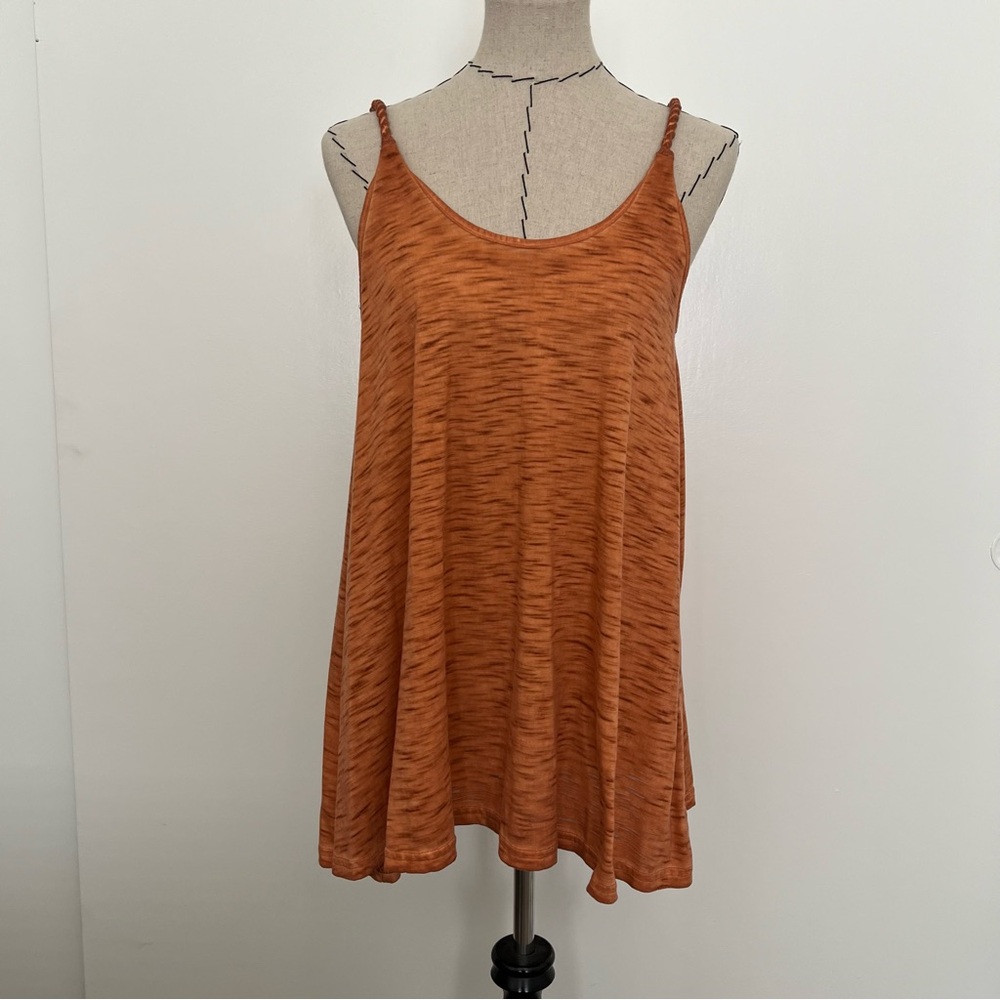 Infinity Raine Orange burnout tank top